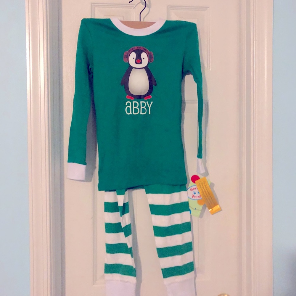 Personalized Christmas Pajamas Sz 10 - NWT